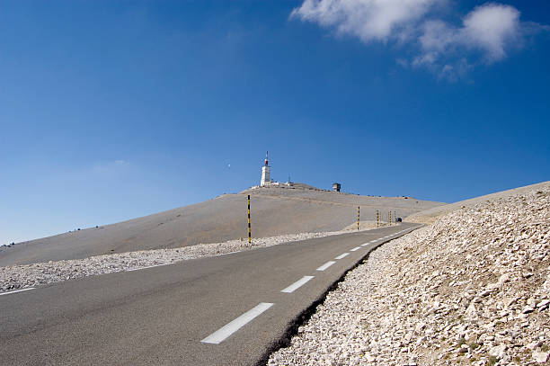 istock Mont Ventoux road climb with parascender 525487078