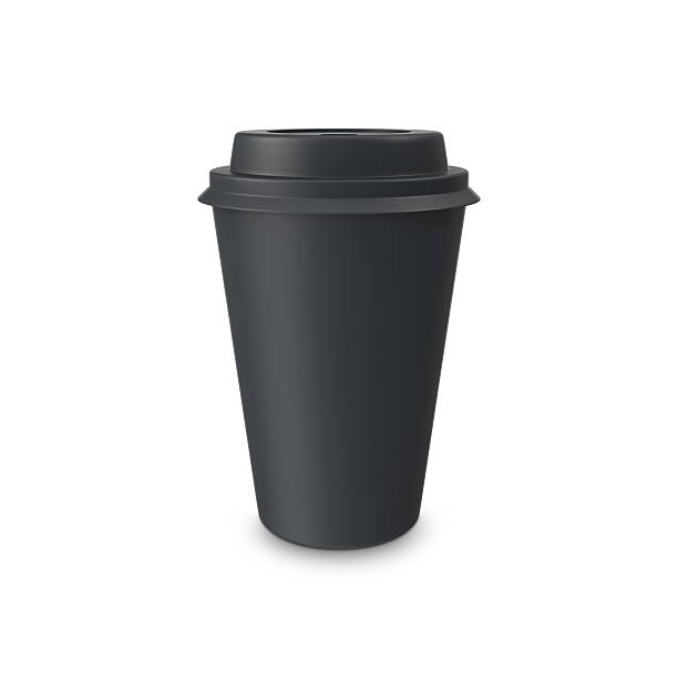 istock Blank paper coffee cup isolated on white background 525493340