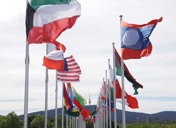 istock Avenue of Flags/Black Mountain Tower 525497185