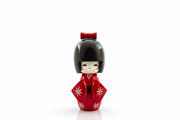 istock Japanese kokeshi dolls. 525500221