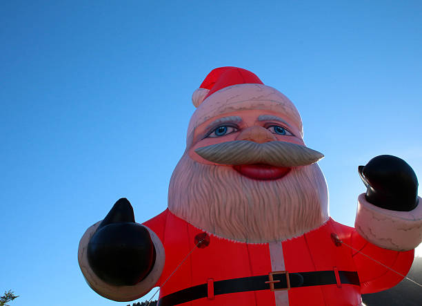 istock Inflatable Santa from the waist up 525500707