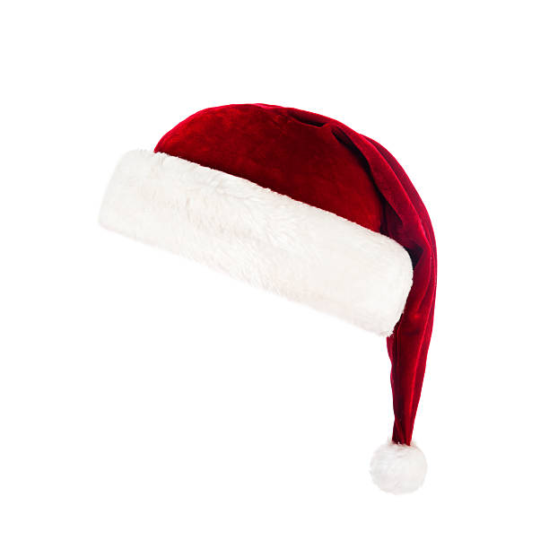 istock Santa Claus hat isolated on white background 525501121