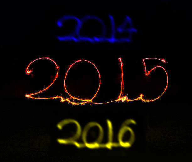 istock Happy New Year - 2015 sparkler 525508509