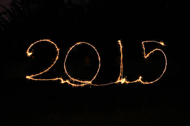 istock Happy New Year - 2015 sparkler 525509819
