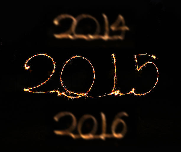 istock Happy New Year - 2015 sparkler 525509823