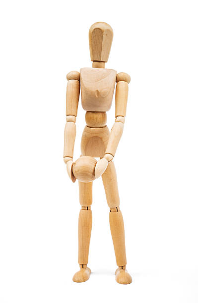 istock Wooden Mannequin isolated 525511343