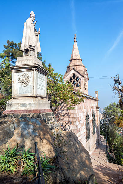istock Church and Statue in Santiago 525511665