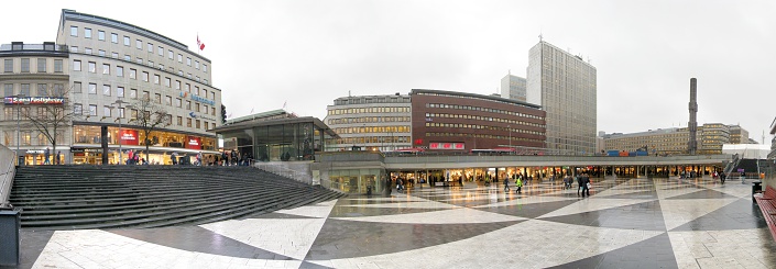 Sergel's Square is the main square of Stockholm, Sweden.