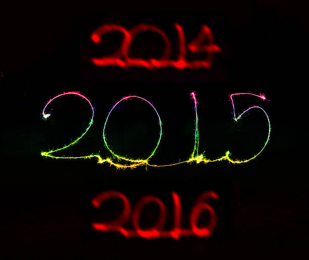 istock Happy New Year - 2015 sparkler 525523679