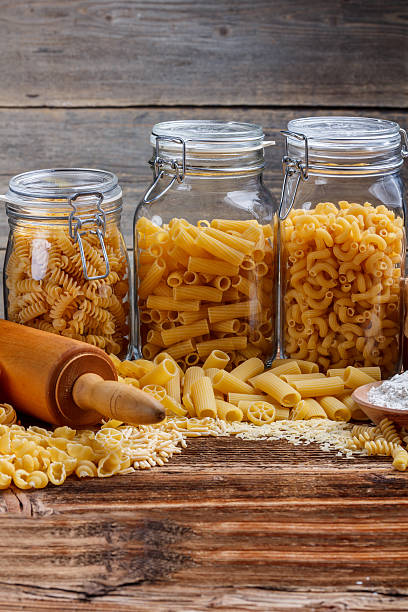 istock Still life of dry pasta 525523831