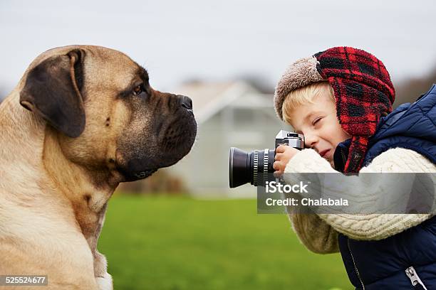 Kleine Fotografen Stockfoto und mehr Bilder von Fotografieren - Fotografieren, Kind, Hund