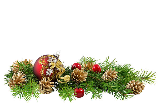 istock Christmas decoration isolated on white background 525526023