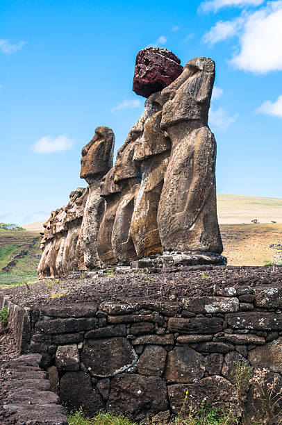 istock Moais of Ahu Tongariki, Easter island (Chile) 525526273