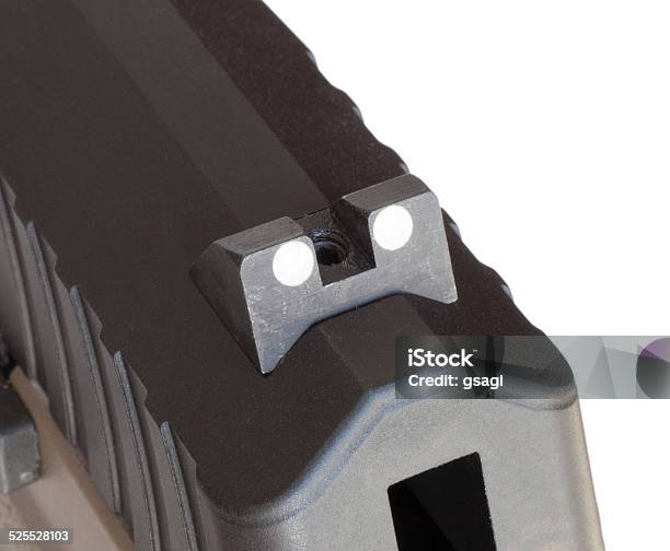Rear Sight Stock Photo - Download Image Now - Black Color, Brown, Gray Color