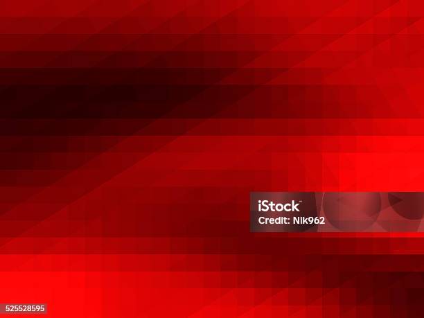 Abstract Red Geometric Technology Background Stock Photo - Download Image Now - Abstract, Backgrounds, Computer Graphic