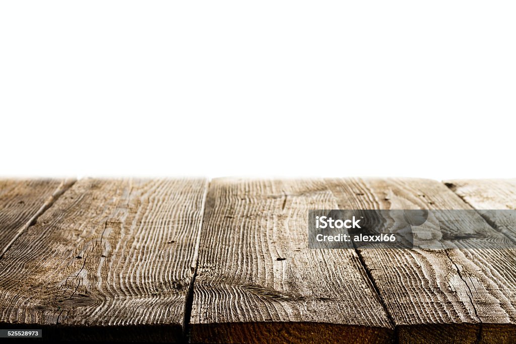 perspective of wooden boards perspective of wooden boards on white background Abstract Stock Photo