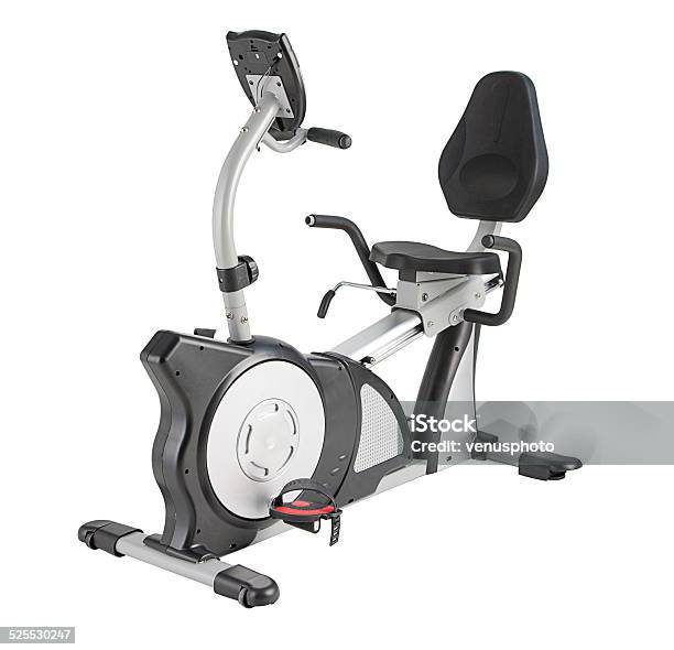 Bicycle Machine For Fitness Stock Photo - Download Image Now - Activity, Aerobics, Athlete