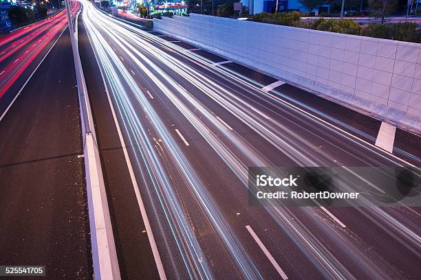 Cars Travelling On The Pacific Motorway M1 In Brisbane Stock Photo - Download Image Now