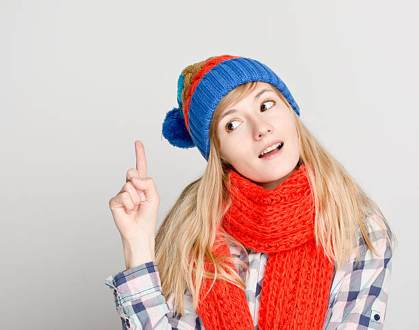 istock Woman pointing  with finger 525541845