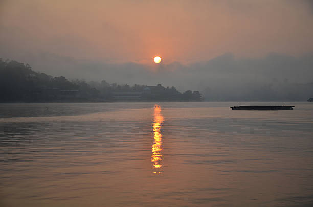 Sunset at Song Kalia River