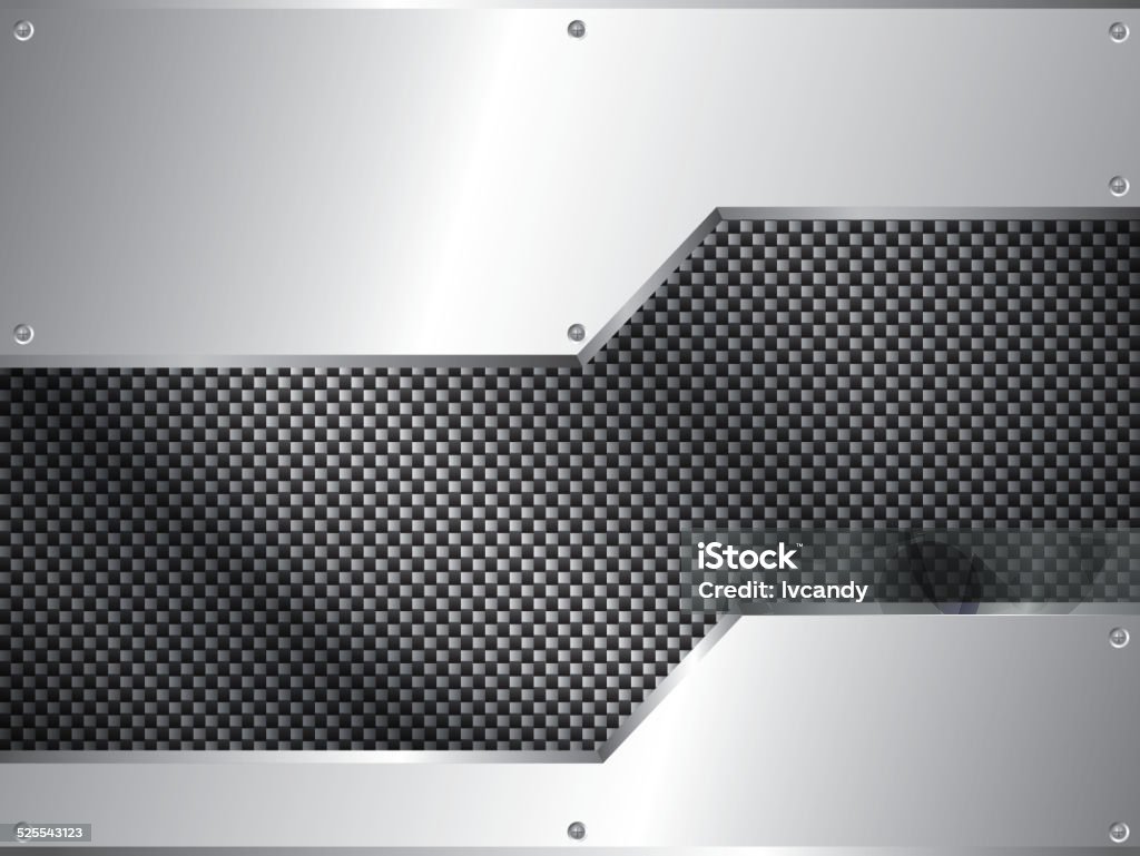 Carbon fiber and metal background Gradient and transparent effect used. Backgrounds stock vector