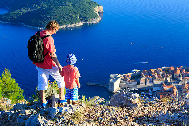 istock father and son travel in Europe 525543831
