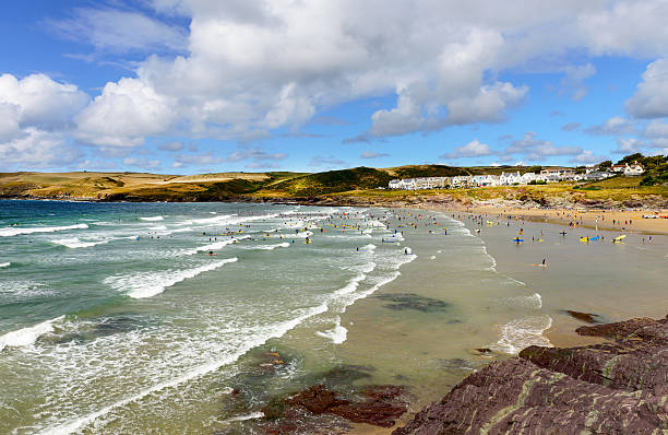 istock Polzeath Beach, near Wadebridge 525543843