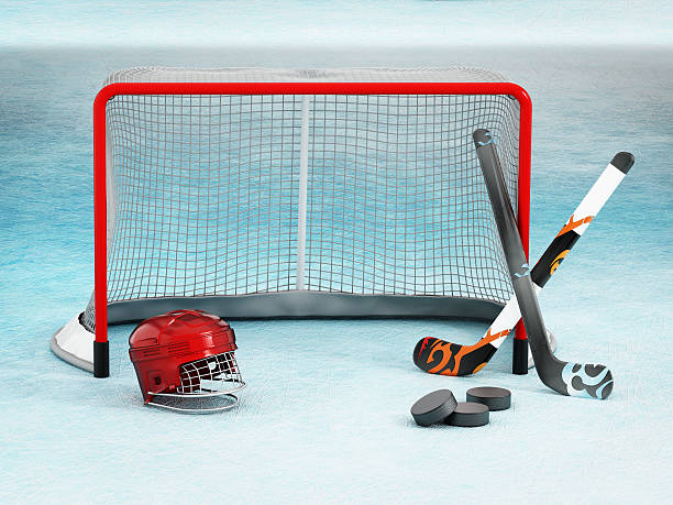 istock Ice hockey equipment 525545431