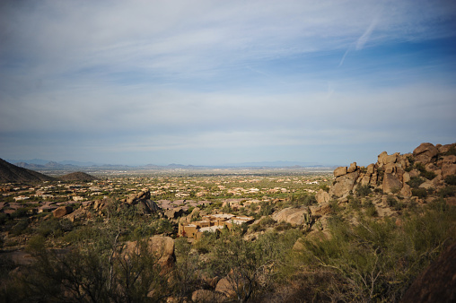 Desert community in Scotsdale, Arizona