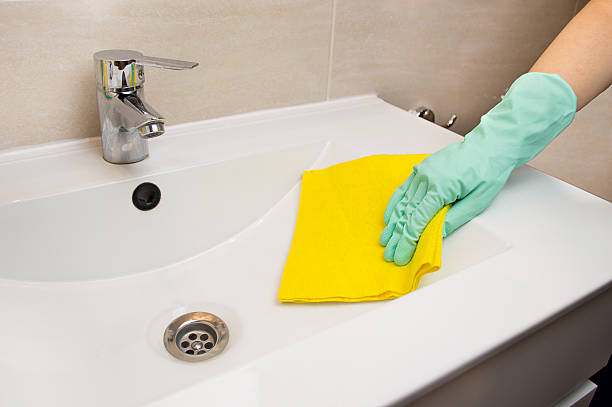 istock cleaning sink of the bathroom 525546501