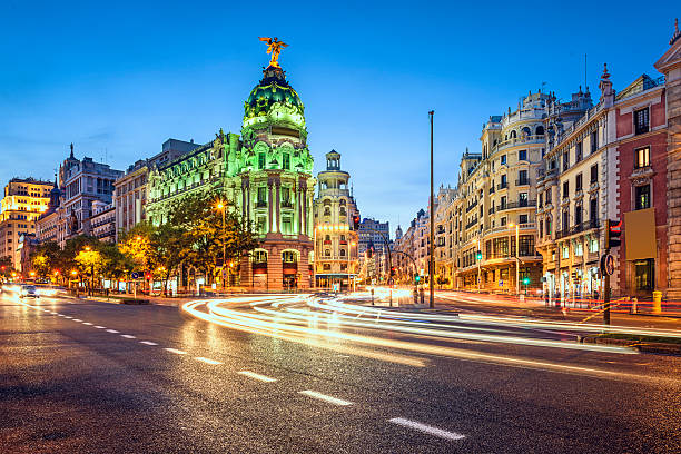 istock Madrid, Spain Gran Via Cityscape 525557127