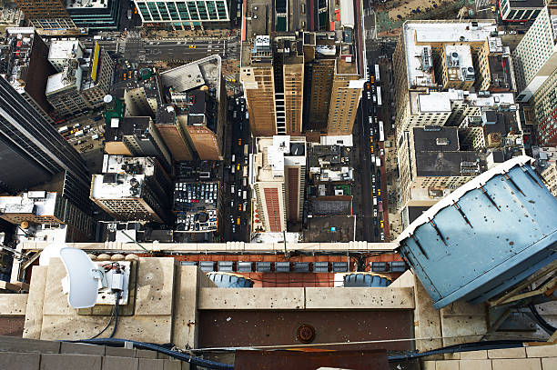 istock Cityscape view of Manhattan from Empire State Building 525557395