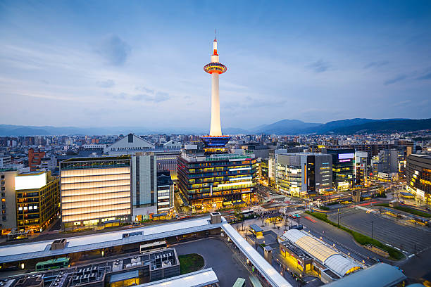 istock Kyoto, Japan City Skyline 525560459
