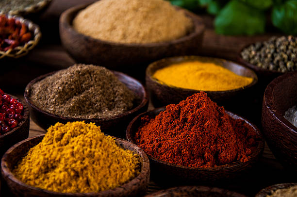 istock Traditional oriental them with spices 525561251
