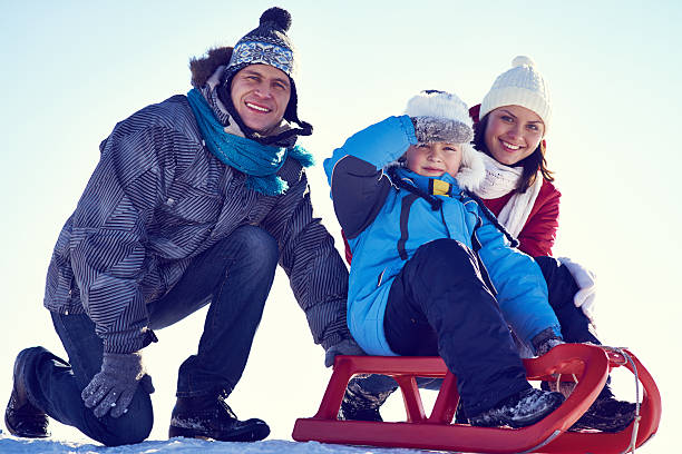 istock Winter family portrait 525561673
