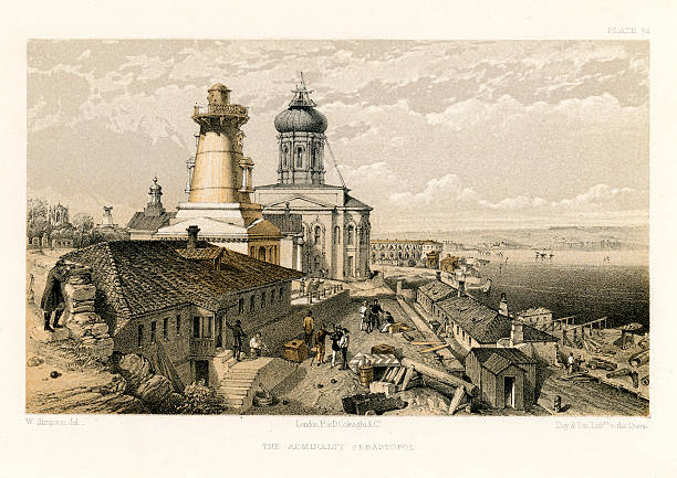 istock Crimean War - The Admiralty at Sebastopol. 525568083