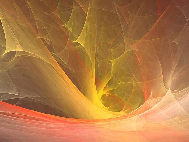 istock Digital paint from fractal canvas background 525571191