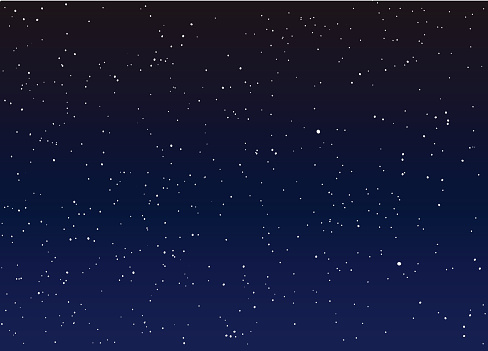 Stars in the night sky vector