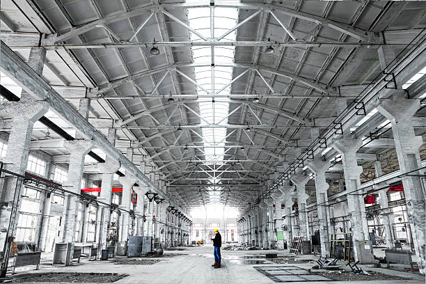 interior of an industrial building