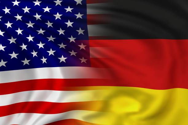 istock USA and Germany flag 525586647