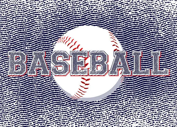 Vector illustration of Baseball background