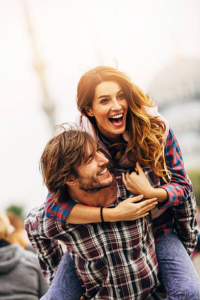 Happy young couple Happy young couple cute couple stock pictures, royalty-free photos & images