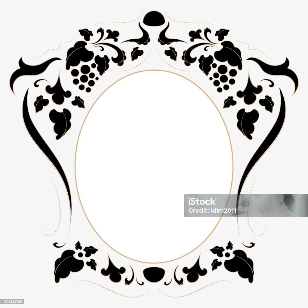 Vintage frame in retro style vector illustration Abstract stock vector