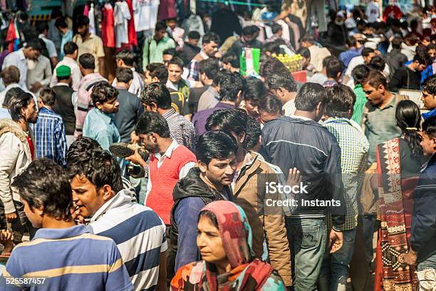 Old Delhi Stock Photo - Download Image Now - India, Crowd of People, Crowded