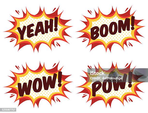 Comic Book Effects Stock Illustration - Download Image Now - Photographic Effects, Comic Book, Exploding
