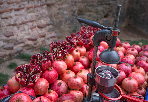 Street vendor press for pomegranate juice, Istanbul