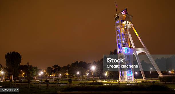 Historic Mining Shaft In Chorzów Stock Photo - Download Image Now - Chorzow, Business Finance and Industry, Coal Mine