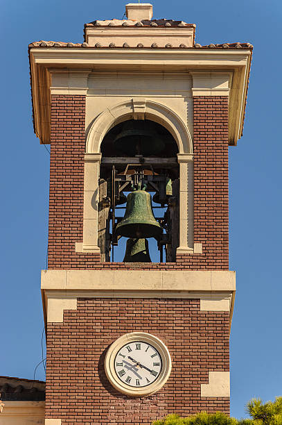 Bell Tower in Rome stock photo