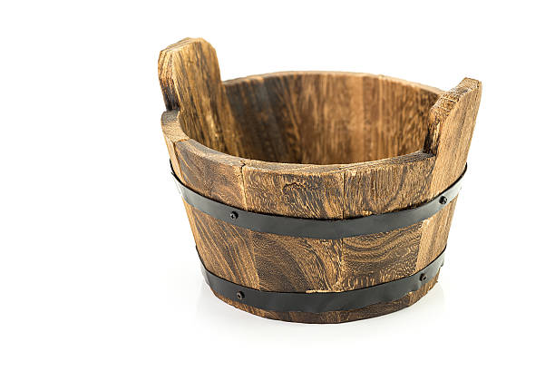 istock Wooden bucket 525612227