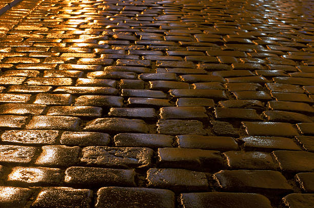 istock cobbled street in the rain 525614037